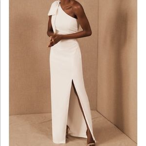 Monique Lhuillier Lionel One-Shoulder Dress